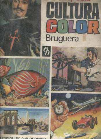 Cromos: Enciclopedia cultura color (album INCOMPLETO y algo fatigado)