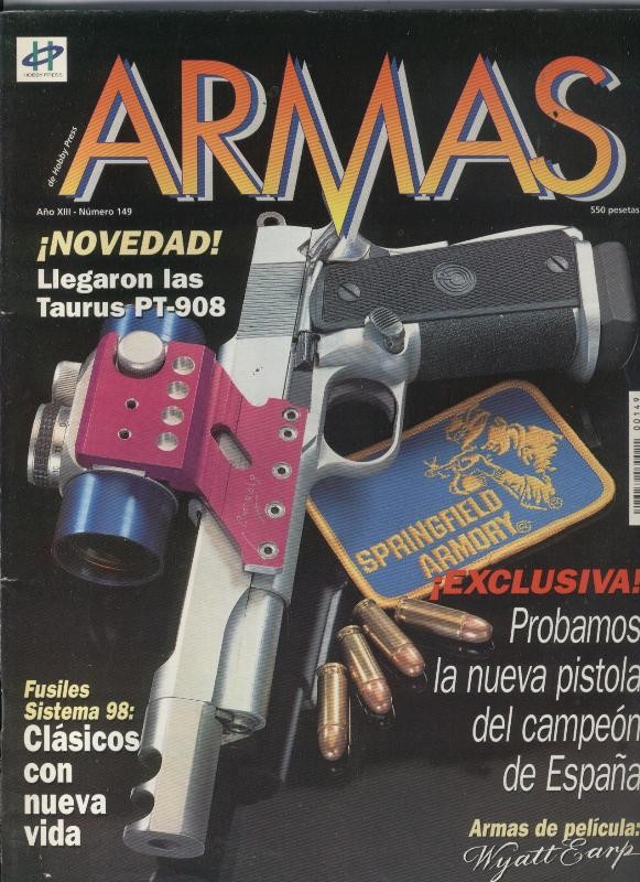 Armas numero 149: armas de peliculas Wyatt Earp