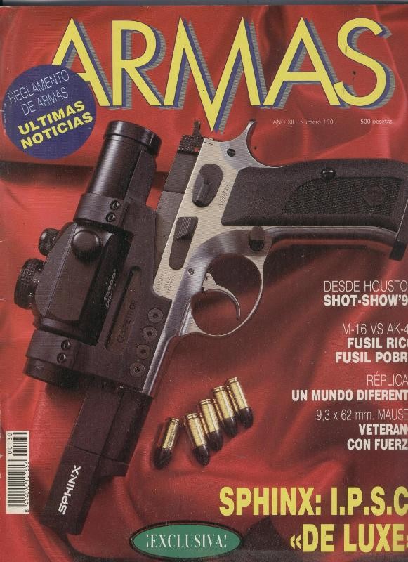 Armas numero 130: Sphinx PI.P.S.C. de Luxe