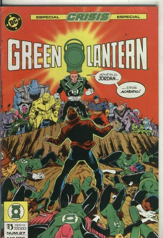Green Lantern numero 27 (numerado 1 en trasera, procede de retapado)