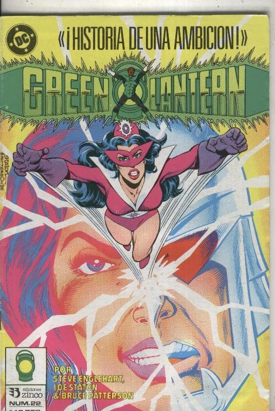 Green Lantern numero 22 (numerado 1 en trasera, procede de retapado)