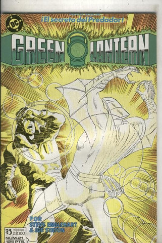 Green Lantern numero 21 (numerado 1 en trasera, procede de retapado)