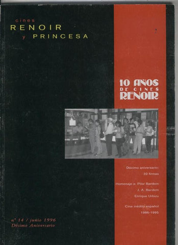 10 años de cines Renoir revista 14