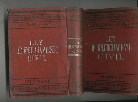 Ley de enjuiciamiento civil