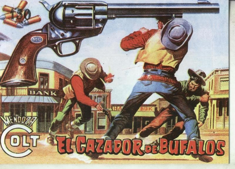 Mendoza Colt facsimil numero 090: el cazador de bufalos