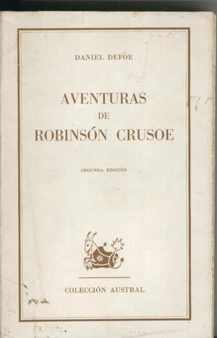 Austral numero 1292: Aventuras de Robinson Crusoe