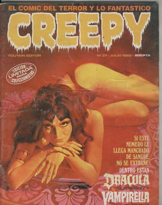 Creepy numero 37 edicion coleccionista: Vampirella, Dracula