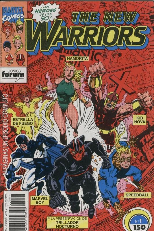 The New Warriors numero 01: Elevandose del suelo