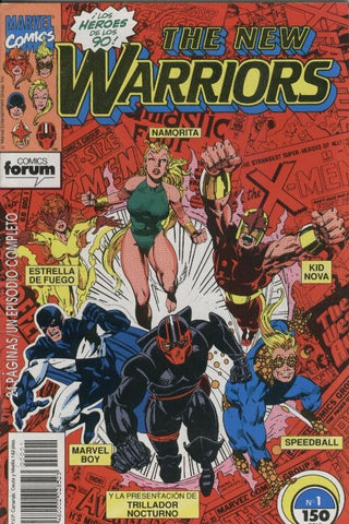 The New Warriors numero 01: Elevandose del suelo