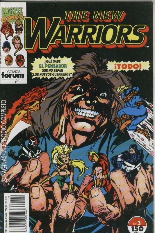 The New Warriors volumen 1 numero 03: Existo, luego pienso
