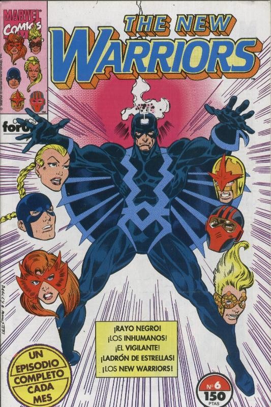 Planeta: The New Warriors volumen 1 numero 06: La condicion inhumana