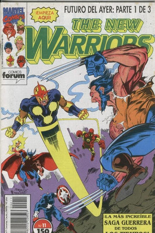 The New Warriors volumen 1 numero 11: Futuro del ayer