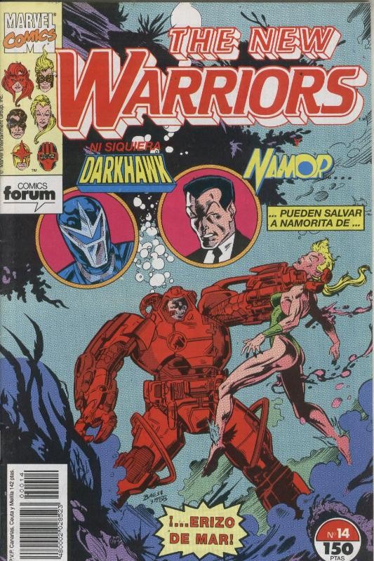Planeta: The New Warriors numero 14: Una leve brisa submarina