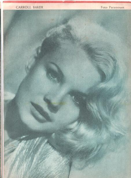 Mary Noticias numero 160: trasera foto de Carroll Baker