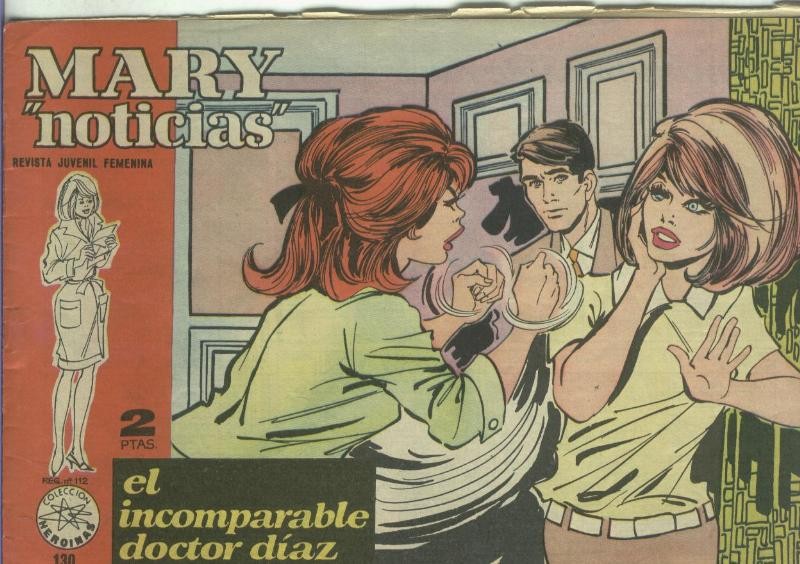 Mary Noticias numero 130: trasera foto artista Roger Moore