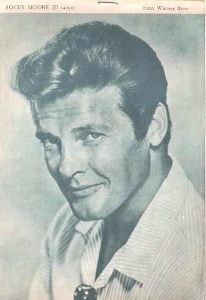Mary Noticias numero 130: trasera foto artista Roger Moore