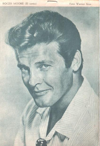 Mary Noticias numero 130: trasera foto artista Roger Moore