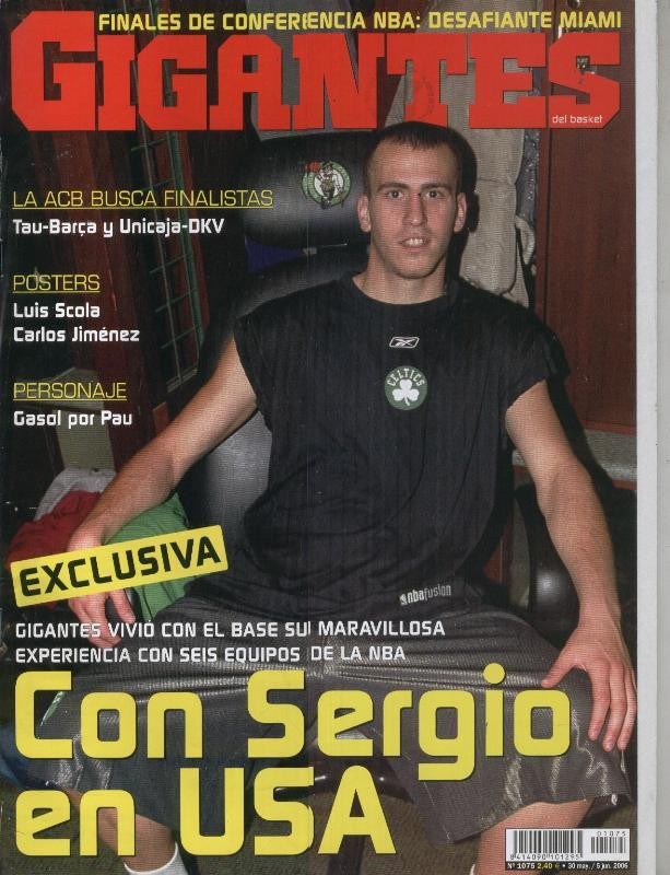Gigantes del basket numero 1075: poster de Luis Scola