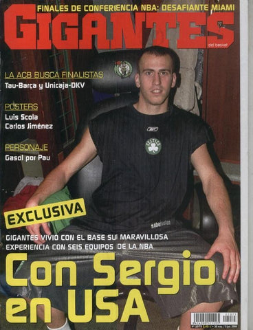 Gigantes del basket numero 1075: poster de Luis Scola