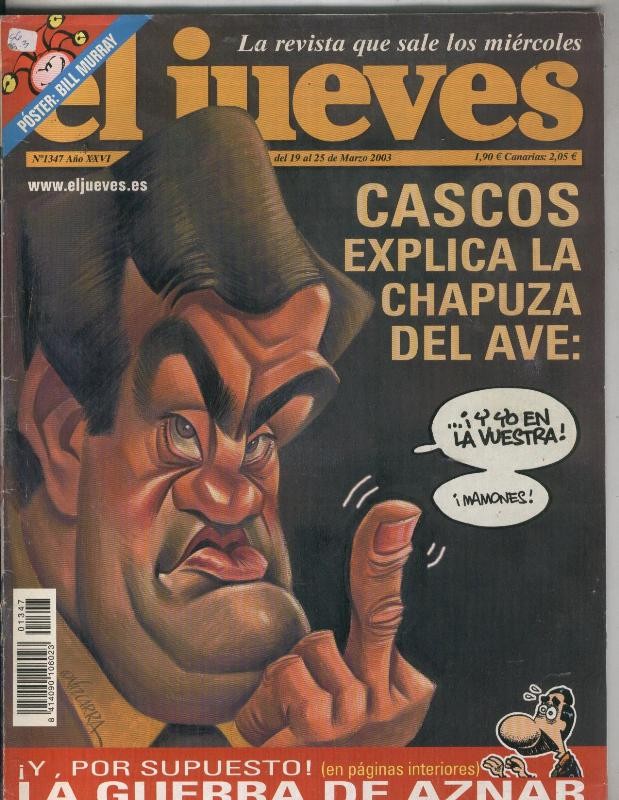 El Jueves revista semanal numero 1347: la guerra de Aznar