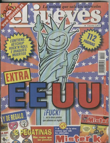 El Jueves revista semanal numero 1428