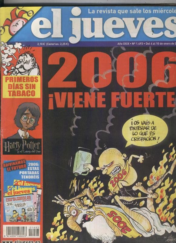 El Jueves revista semanal numero 1493: poster calendario 2006