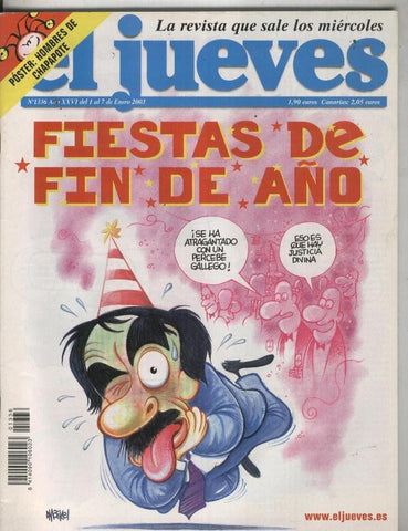 El Jueves revista semanal numero 1336: Fiestas de fin de año