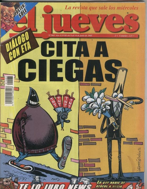 El Jueves revista semanal numero 1463