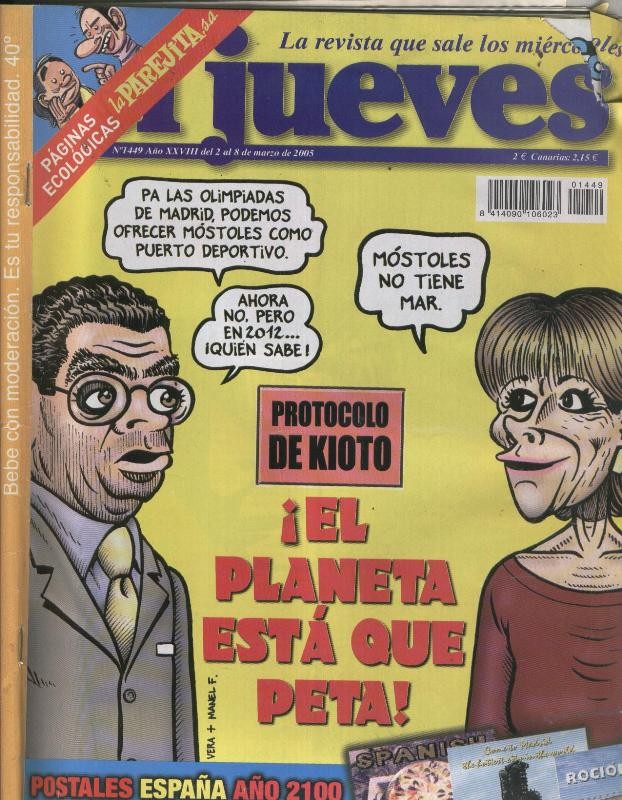 El Jueves revista semanal numero 1449: poster de Txorrest Bang