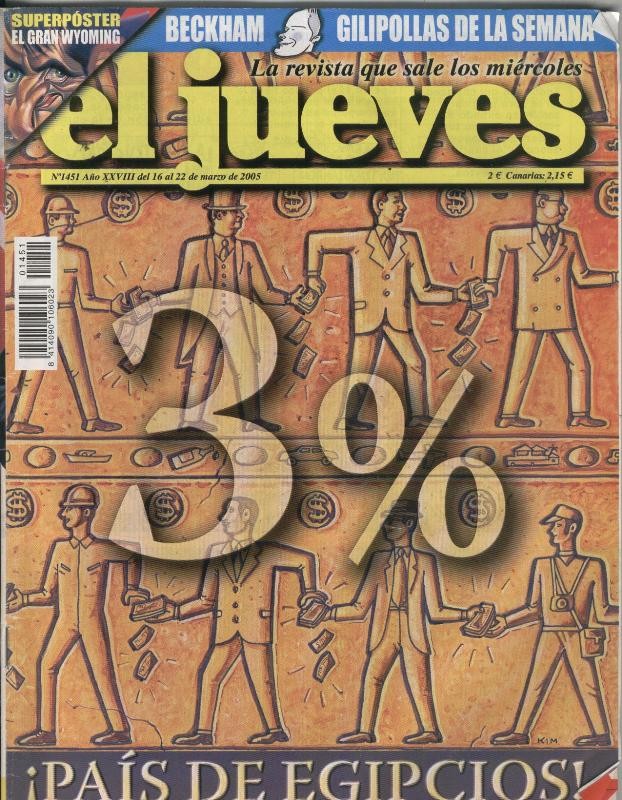 El Jueves revista semanal numero 1451