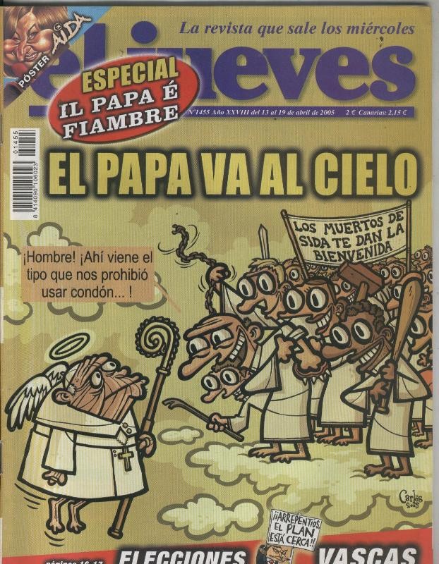 El Jueves revista semanal numero 1455: elecciones vascas