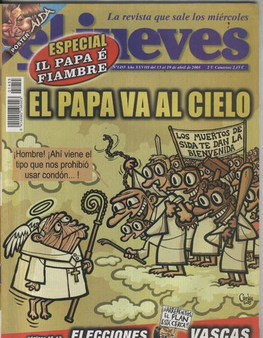 El Jueves revista semanal numero 1455: elecciones vascas