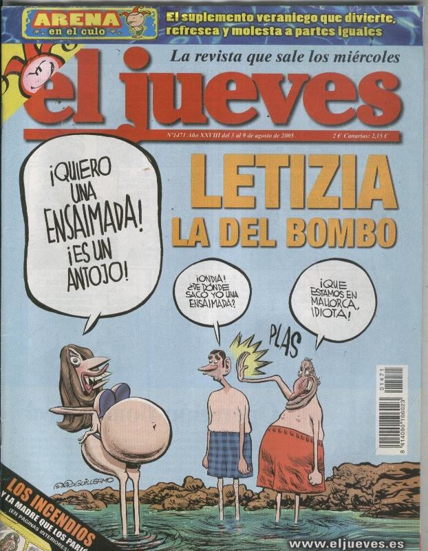 El Jueves revista semanal numero 1471: poster de Marlene Morreau