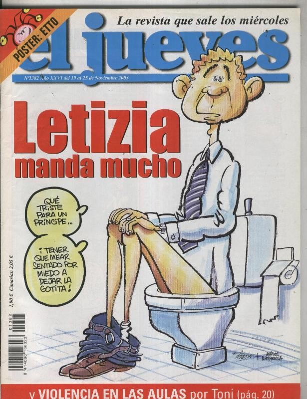 El Jueves revista semanal numero 1382: poster de Etto