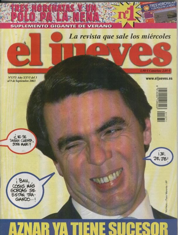 El Jueves revista semanal numero 1371: poster de Malena Gracia