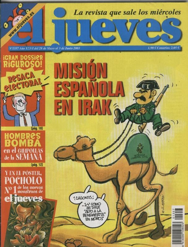El Jueves revista semanal numero 1357: poster de Pocholo