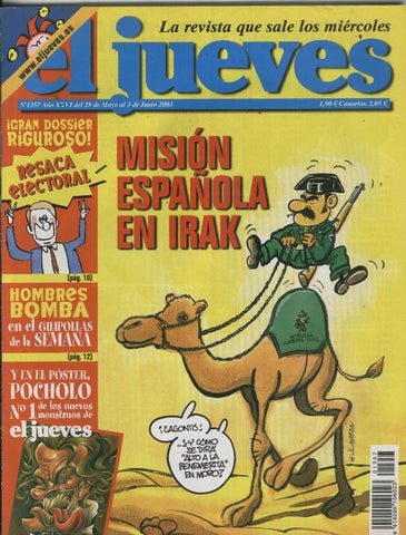 El Jueves revista semanal numero 1357: poster de Pocholo