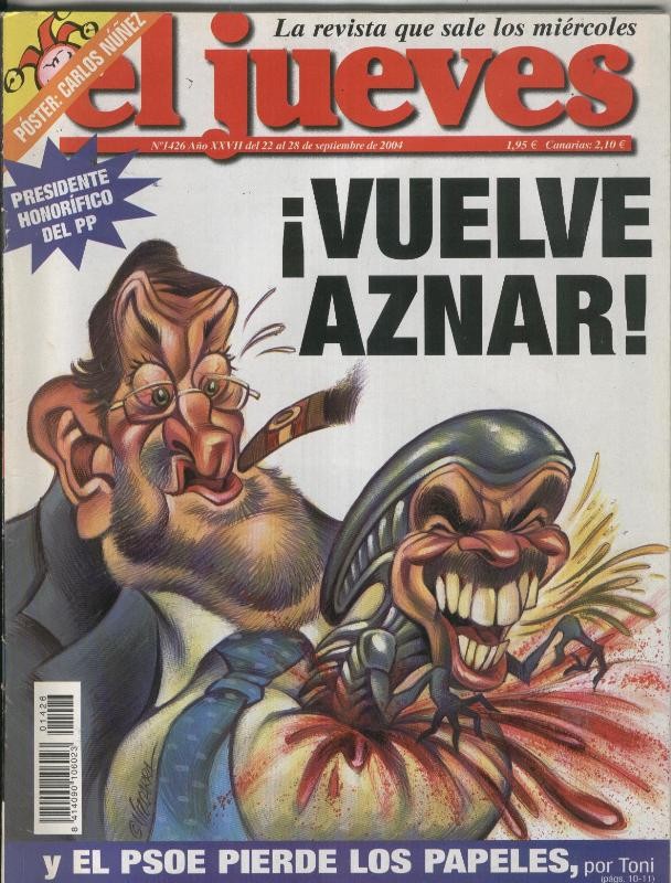 El Jueves revista semanal numero 1426