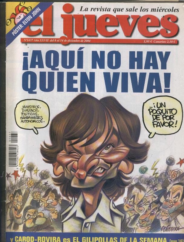 El Jueves revista semanal numero 1437