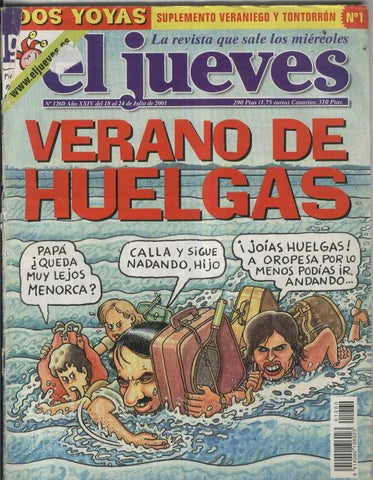 El Jueves revista semanal numero 1260: poster central de Georgie Dann