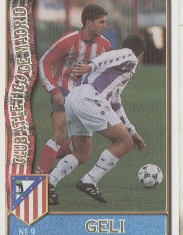 Cromos: Liga 1996/1997: At.Madrid: Geli