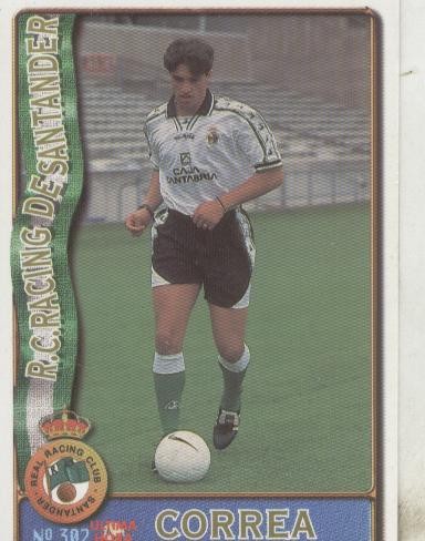 Cromos: Liga 1996/1997: Racing Santander: Correa