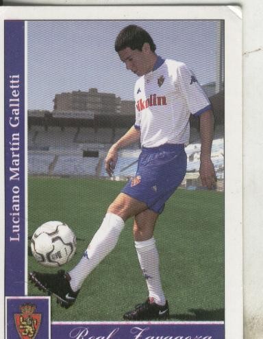 Cromos: Liga 2002: Real Zaragoza: Galletti