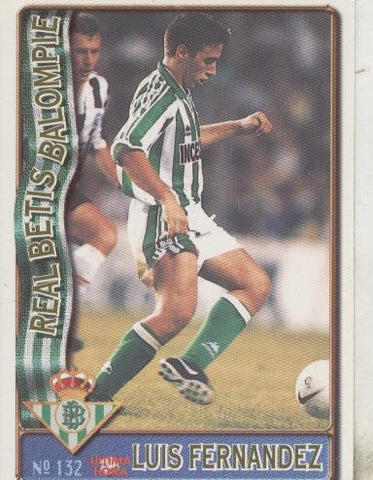 Cromos: Liga 1996/1997: Betis: Luis Fernandez