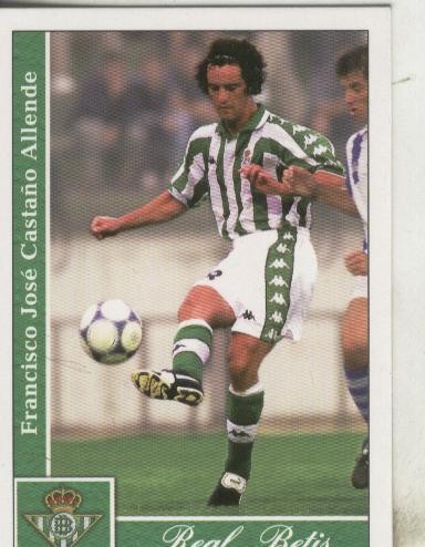 Cromos: Liga 2002: Betis: Castaño