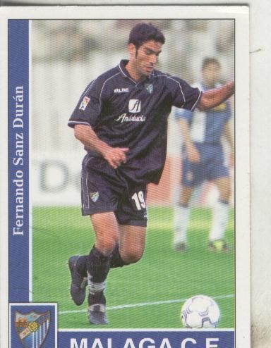 Cromos: Liga 2002: Malaga: Fernando Sanz