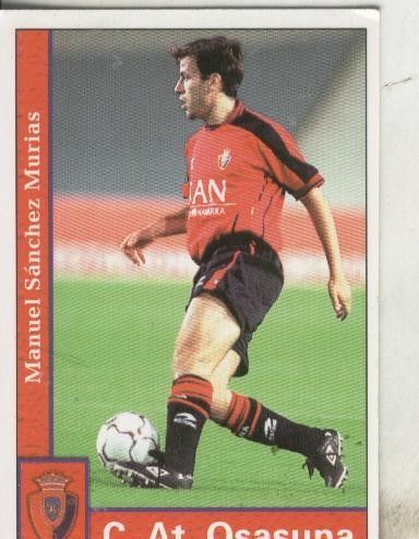 Cromos: Liga 2002: Osasuna: Manolo