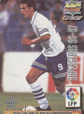 Cromos: Liga 1996/1997: Superstars: Moriente y Gustavo Lopez