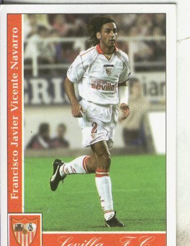 Cromos: Liga 2002: Sevilla: Javi Navarro