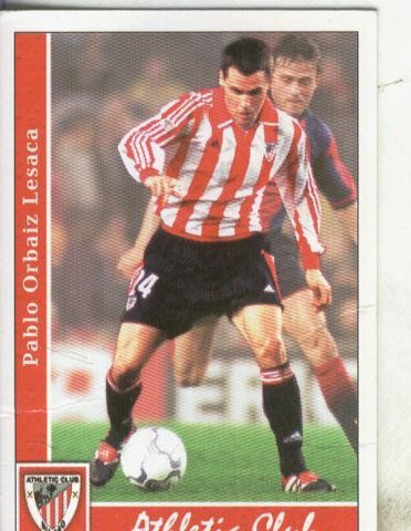 Cromos: Liga 2002: Atletic Club: Orbaiz